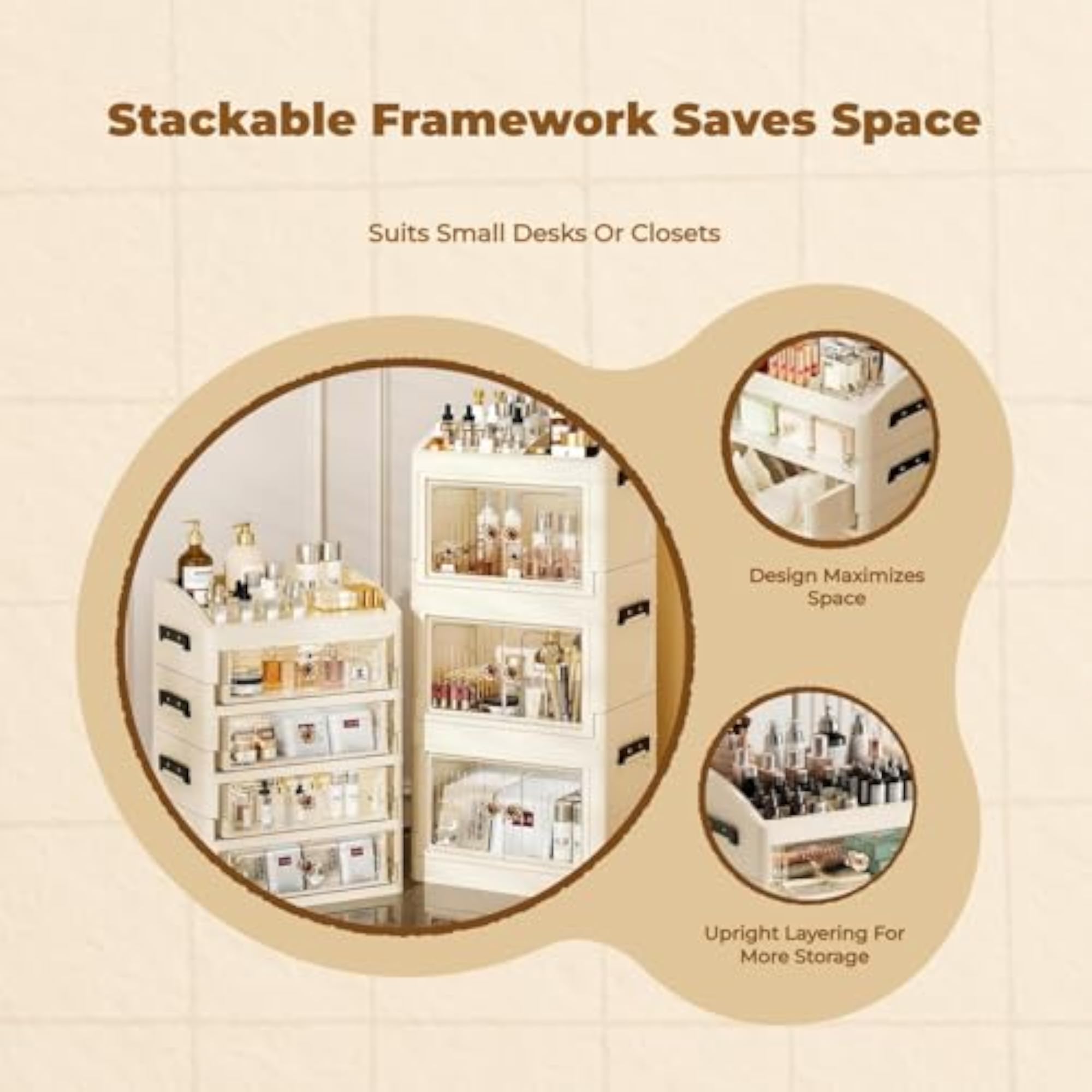 Makeup Organizer, Multitier Storage Box